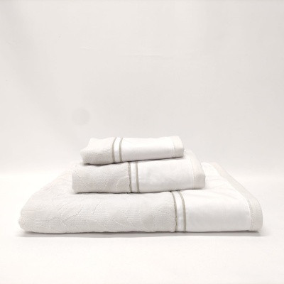 Juego de Toallas Baño Felpo Gris Génova