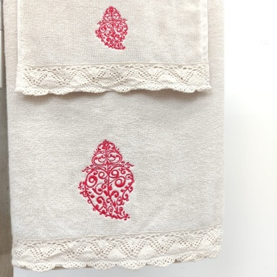 Juego de Toallas Baño Viana RED Personalizable