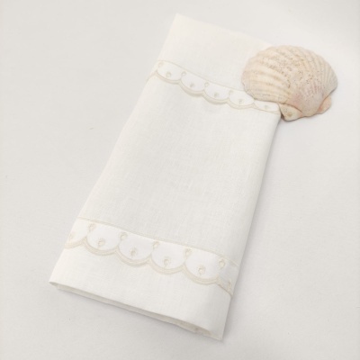 Toalla de Bautismo Turtle Lino JOL Toalla de Bautismo Turtle Lino JOL