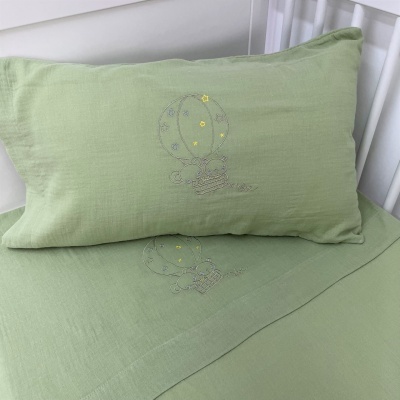 Juego de Sábanas Muselina Bebé Balões