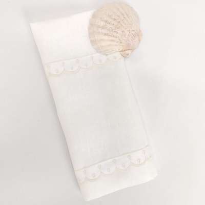 Toalla de Bautismo Turtle Lino JOL Toalla de Bautismo Turtle Lino JOL