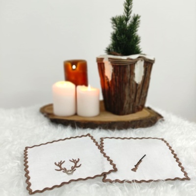 Servilleta Lino COL Cocktail Escopeta