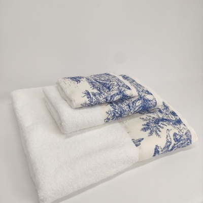 Juego de Toallas Baño/Ducha Toile de Jouy