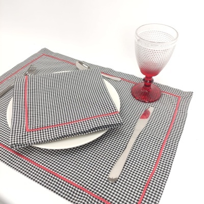 Mantel Individual/ Servilleta Vichy Rollo