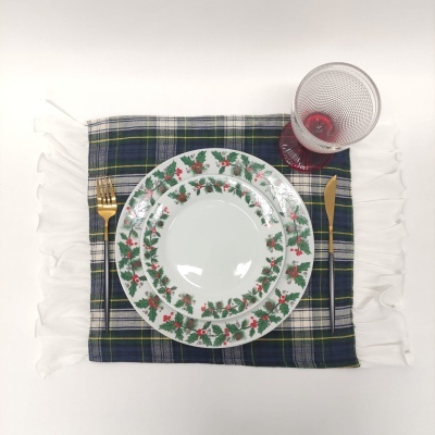 Mantel individual/Servilleta/Camino de Mesa Square FOL