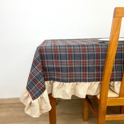 Mantel Xadrez con Volante