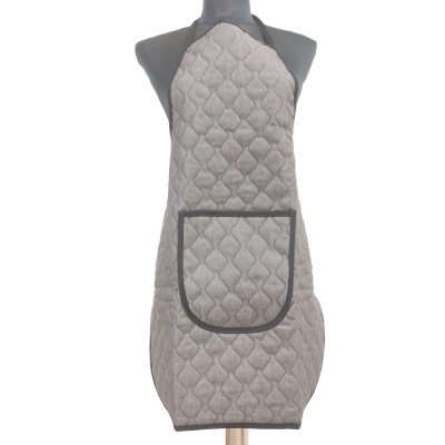 Delantal Acolchado Gris