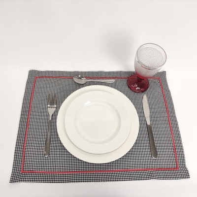 Mantel Individual/ Servilleta Vichy Rollo