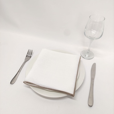 Servilleta Hober Lino Blanco COL