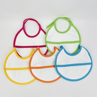 Babero Bebe Pequeño Redondo con Plástico