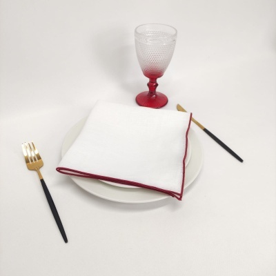 Servilleta Hober Lino Blanco COL