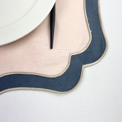 Mantel de Mesa Decorativo Individual Lino COL