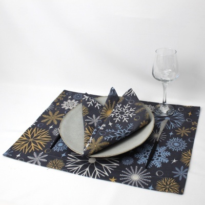 Mantel Individual/Servilleta/Camino de mesa Snowflake