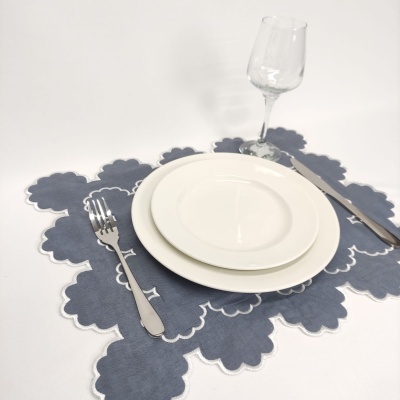 Mantel Individual Belle Gray Lino COL