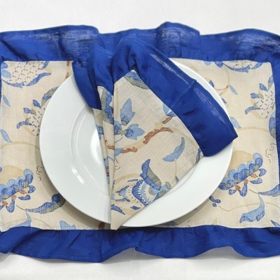 Mantel Individual/Servilleta Lino Volante