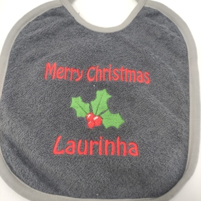 Babero Felpa Acebo Personalizable