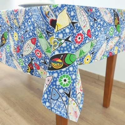 Mantel Algodón Sardinas