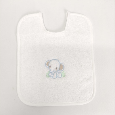 Babero Felpa Blanco Selva Personalizable