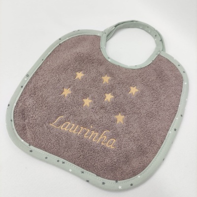 Babero Felpa Estrellas Personalizable