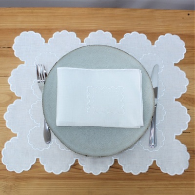 Servilleta/Mantel Individual Carter Lino JOL/COL