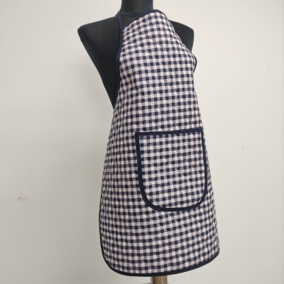 Delantal Acolchoado Cuadrícula