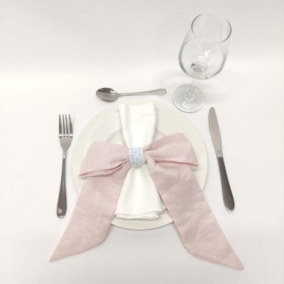 Porta Servilletas Rosa Pastel