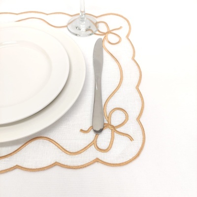 Mantel Individual/Servilleta Lazo Lino JOL