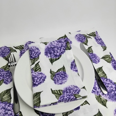 Mantel Individual/Servilleta/Camino de Mesa Hortênsia