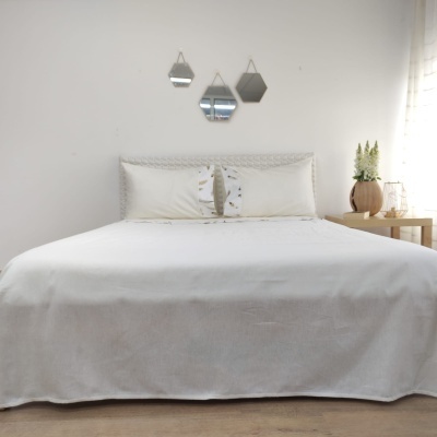 Juego de Sábanas de Franela Perla Plumas