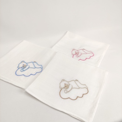 Muselina Algodón Oso Nube Personalizable