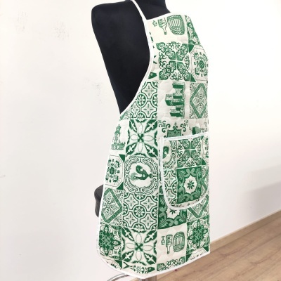 Delantal Acolchado Azulejos