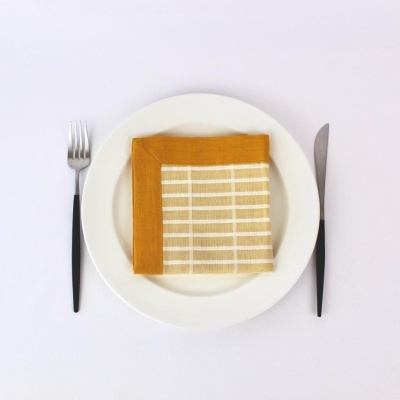 Servilleta/Mantel Individual/Camino Retângulo Lovers Linho COL