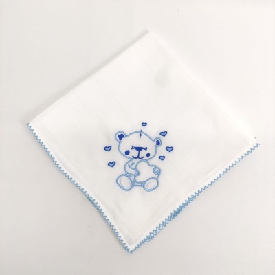 Muselina Algodón Beijinho Oso Corazones Personalizable