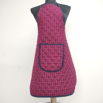 Delantal Acolchoado Cuadrícula