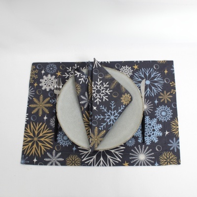 Mantel Individual/Servilleta/Camino de mesa Snowflake