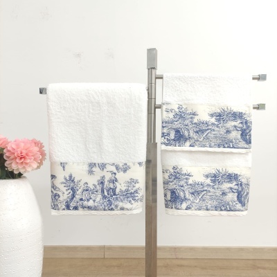 Juego de Toallas Baño/Ducha Toile de Jouy