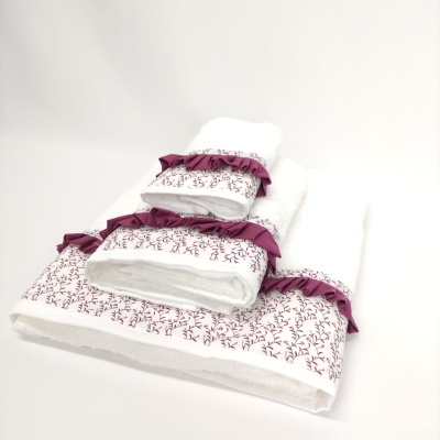 Juego de Toallas Ducha/Baño Purple