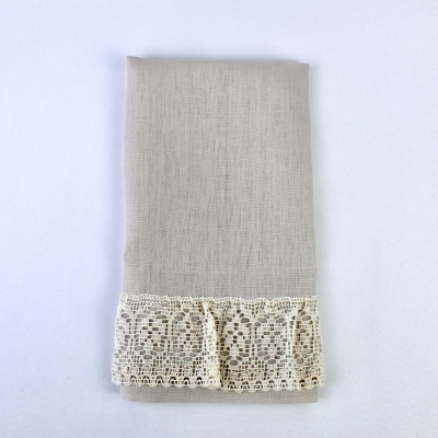 Toalla de Bautismo Volante Lino JOL Toalla de Bautismo Volante Lino JOL