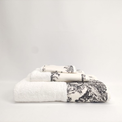 Juego de Toallas Baño/Ducha Toile de Jouy