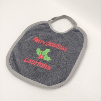 Babero Felpa Acebo Personalizable