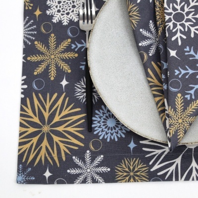 Mantel Individual/Servilleta/Camino de mesa Snowflake