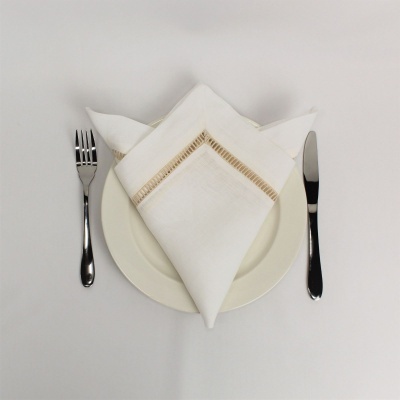 Mantel Individual/Servilleta Escalera Lino COL