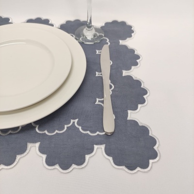 Mantel Individual Belle Gray Lino COL