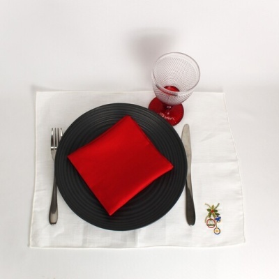 Mantel Individual Christmas Details Lino JOL