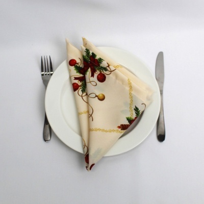 Mantel Individual/Servilleta/Camino de Mesa Double JingleBells