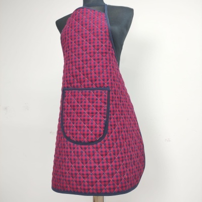 Delantal Acolchoado Cuadrícula