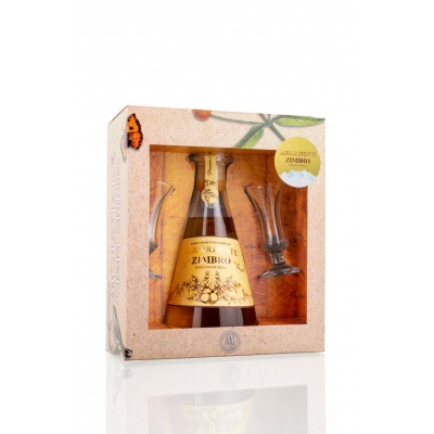 Aguardente de Zimbro da Serra da Estrela c/ 2 cálices