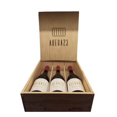 Adega 23 Reserva tinto 2019 Cx madeira 3 Un