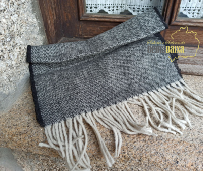 Cachecol lã CINZENTO