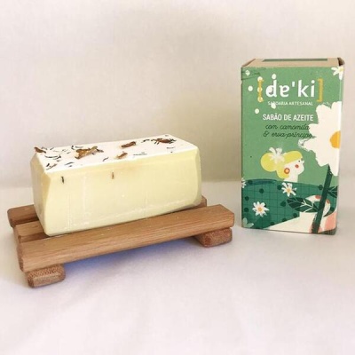Sabão 100% Azeite da Beira Baixa, com Camomila e Erva-principe